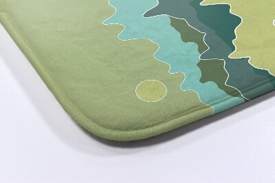 Luxe badmat Bergen Abstractie