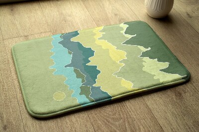 Luxe badmat Bergen Abstractie