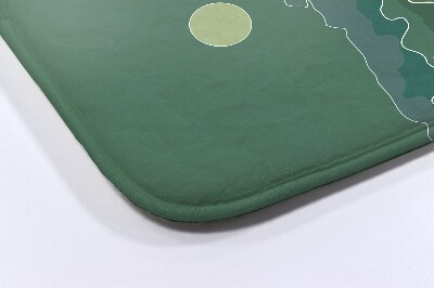 Badkamer mat Bergen Abstractie