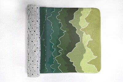 Badkamer mat Bergen Abstractie