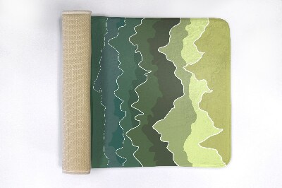 Badkamer mat Bergen Abstractie