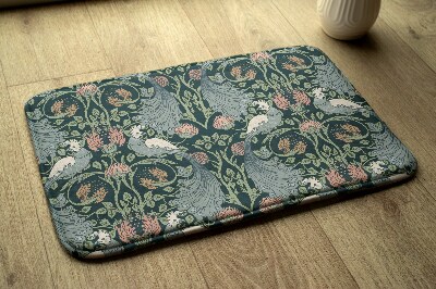 Luxe badmat Vogels Planten