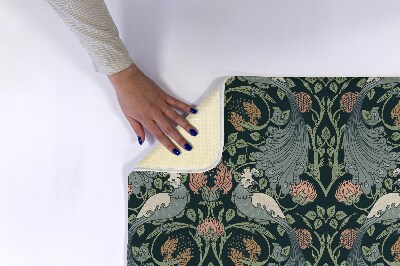 Luxe badmat Vogels Planten