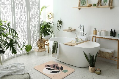Luxe badmat Blad