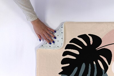 Badmat Monstera-blad