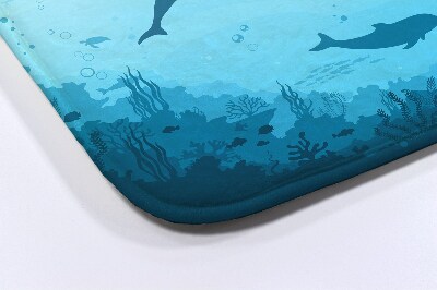 Luxe badmat Dolfijnen