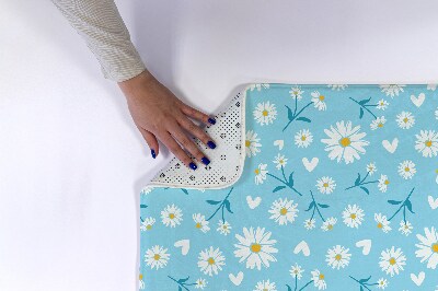 Luxe badmat Bloemenpatroon