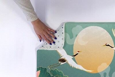 Badmat Vogels Bloemen