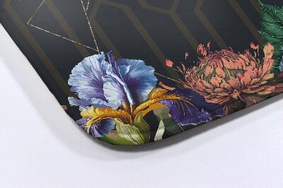 Badkamer mat Vogelbloemen