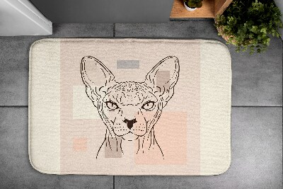 Luxe badmat Sphynx kat