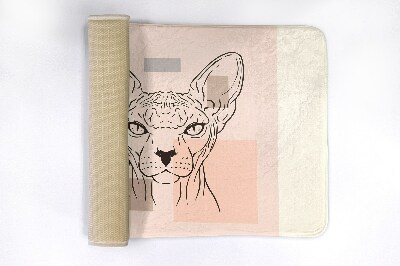 Luxe badmat Sphynx kat