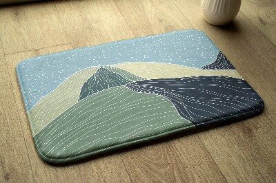 Badkamer mat Geometrisch landschap