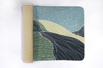 Badkamer mat Geometrisch landschap