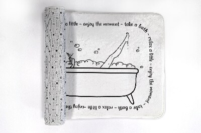 Luxe badmat Vrouw Bad Ontspannen