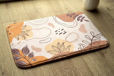 Badmat Bloemenabstracties