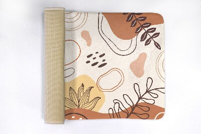 Badmat Bloemenabstracties