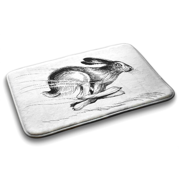 Badkamer mat Hazendieren