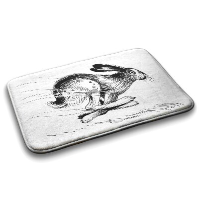 Badkamer mat Hazendieren