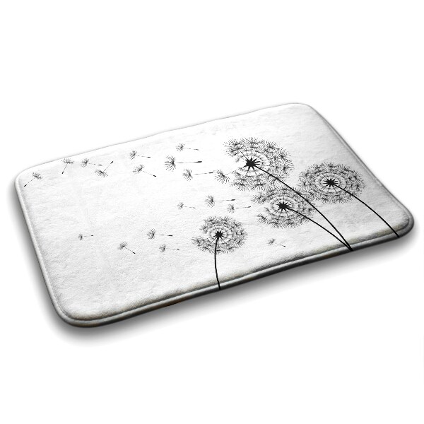 Luxe badmat Paardenbloembloemen