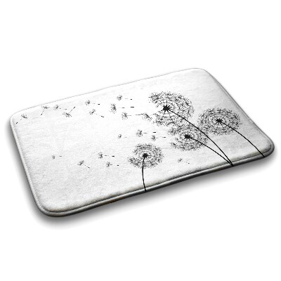 Luxe badmat Paardenbloembloemen