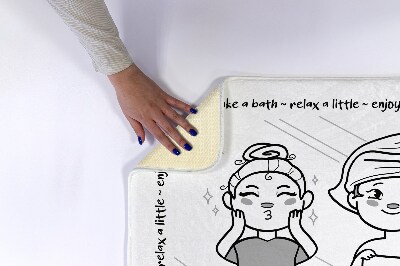 Badkamer mat Meisjes