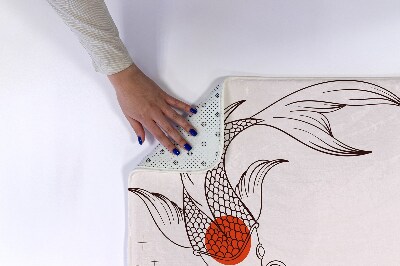 Luxe badmat Koikarpers