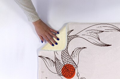 Luxe badmat Koikarpers