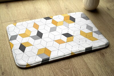 Badkamer mat Geometrische kubussen