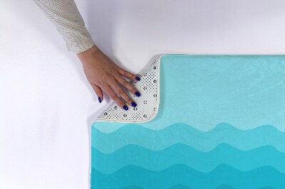 Luxe badmat Geometrische golven