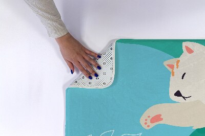 Badkamer mat Kittendieren