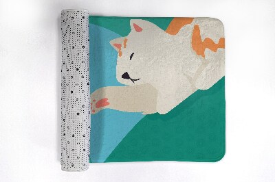 Badkamer mat Kittendieren