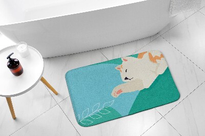 Badkamer mat Kittendieren