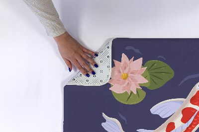 Luxe badmat Koi-vissen