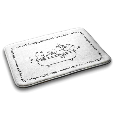 Badkamer mat Kittens Badkuip Bad