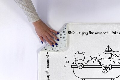 Badkamer mat Kittens Badkuip Bad