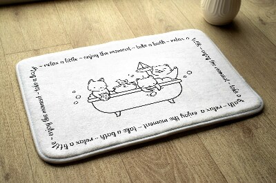 Badkamer mat Kittens Badkuip Bad