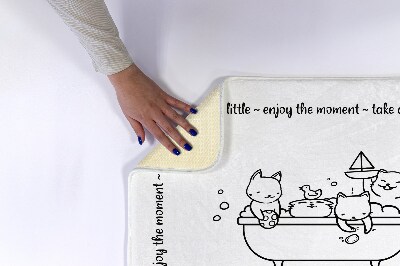 Badkamer mat Kittens Badkuip Bad