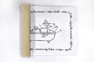 Badkamer mat Kittens Badkuip Bad