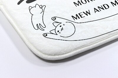 Badkamer mat Katten
