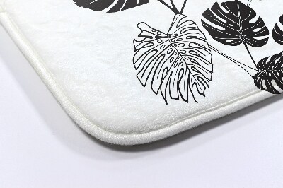 Luxe badmat Monstera bladeren