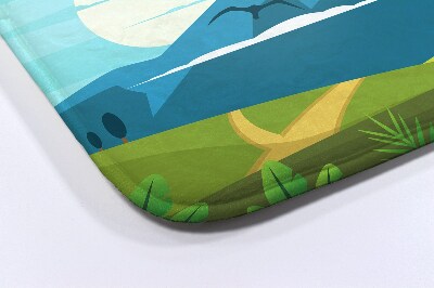 Badkamer mat uitzicht op de bergen