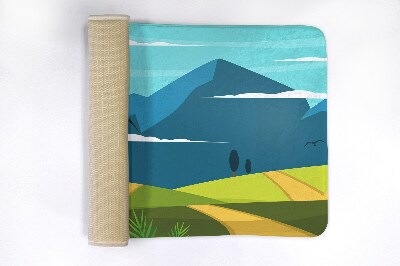 Badkamer mat uitzicht op de bergen