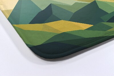 Luxe badmat Geometrische bergen