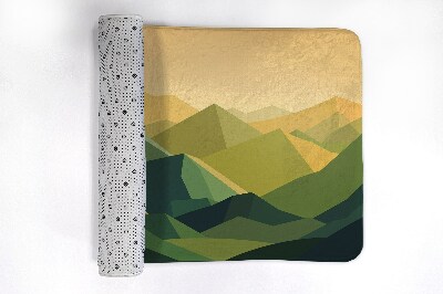 Luxe badmat Geometrische bergen