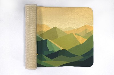 Luxe badmat Geometrische bergen