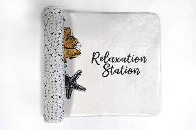 Badkamer mat Vogels Bloemen