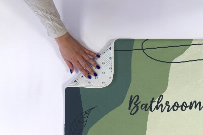 Luxe badmat Pastelgroen