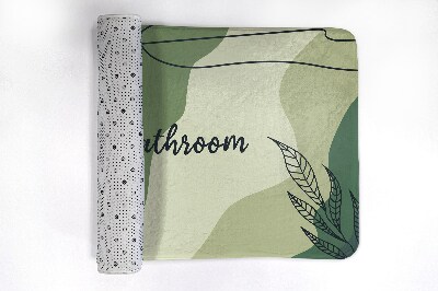 Luxe badmat Pastelgroen