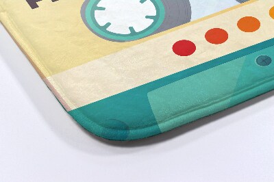 Badkamer mat Retro Cassette