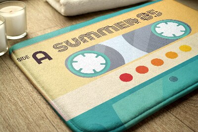 Badkamer mat Retro Cassette